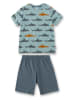 Sanetta Pyjama in Blaugrau/ Hellblau