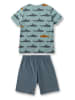 Sanetta Pyjama in Blaugrau/ Hellblau