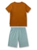 Sanetta Pyjama in Hellblau/ Hellbraun