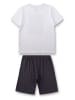 Sanetta Pyjama in Weiß/ Schwarz
