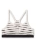 Sanetta Bustier wit/zwart