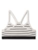 Sanetta Bustier wit/zwart