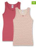 Sanetta 2er-Set: Hemdchen in Beige/ Rot