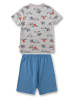 Sanetta Pyjama lichtgrijs/blauw