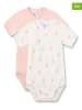 Sanetta 2-delige set: rompers lichtroze/wit