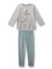 Sanetta Pyjama in Hellgrau/ Blau