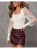 LA Angels Bluse in Creme