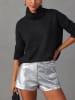 LA Angels Rollkragenpullover in Schwarz