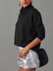 LA Angels Rollkragenpullover in Schwarz