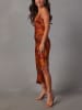 LA Angels Kleid in Orange/ Lila