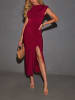 LA Angels Kleid in Bordeaux