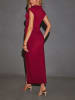 LA Angels Kleid in Bordeaux