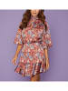 LA Angels Kleid in Hellbraun/ Bunt