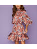 LA Angels Kleid in Hellbraun/ Bunt