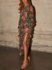 LA Angels Jurk groen/roze