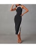 LA Angels Kleid in Schwarz/ Weiß