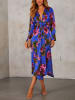 LA Angels Kleid in Blau/ Rosa