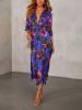 LA Angels Kleid in Blau/ Rosa