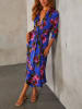 LA Angels Kleid in Blau/ Rosa