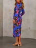 LA Angels Kleid in Blau/ Rosa
