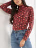 LA Angels Longsleeve in Schwarz/ Rot