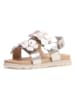 Naturino Leder-Sandalen "Cipria" in Silber