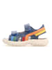 Naturino Leder-Sandalen "Doba" in Blau/ Orange