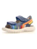 Naturino Leder-Sandalen "Doba" in Blau/ Orange