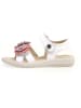 Naturino Leder-Sandalen "Cipria" in Weiß
