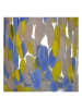 Kersten Vaas geel/blauw - (H)25 x Ø 12 cm