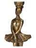 Kersten Kaarshouder "Ballerina" goudkleurig - (H)29 x Ø 9 cm