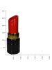 Kersten Vaas "Lipstick" zwart/rood - (H)27 x Ø 10 cm