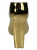 Kersten Vaas "Shoe" goudkleurig - (B)17 x (H)21 x (D)9 cm