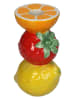 Kersten Kaarshouder "Fruits" rood/geel/meerkleurig - (H)14 x Ø 9 cm