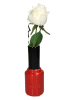 Kersten Vaas "Nail Polish" rood - (H)19 x Ø 7 cm