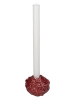 Kersten Kaarshouder rood - (H)7 x Ø 9 cm