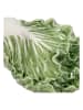 Kersten Dekofigur "Pak Choi" in Grün/ Weiß - (B)16 x (H)8,5 x (T)7,5 cm
