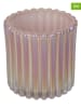 Kersten 2er-Set: Windlichter in Rosa - (H)7,5 x Ø 7,5 cm