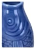 Kersten Vaas "Fish" blauw - (B)8 x (H)11 x (D)5,5 cm