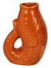 Kersten Vaas "Fish" lichtbruin - (H)11 x (D)5,5 cm