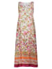 Vera Mont Jurk crème/roze/oranje