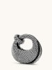 JW PEI Henkeltasche "Abakus" in Silber - (B)19,8 x (H)17,5 x (T)7 cm