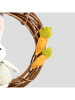 Homla Decoratieve hanger "Lupe" wit/lichtbruin - Ø 33 cm