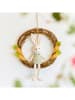 Homla Decoratieve hanger "Lupe" wit/lichtbruin - Ø 33 cm