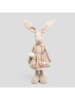 Homla Figurka dekoracyjna "Lupe" w kolorze jasnobrązowo-białym - wys. 68 cm