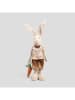 Homla Figurka dekoracyjna "Lupe" w kolorze jasnobrązowo-białym - wys. 68 cm