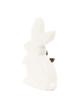 Homla Decoratief object "Hare" wit/bruin - (B)13 x (H)23 cm