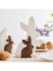 Homla Decoratief object "Hare" wit/bruin - (B)13 x (H)23 cm