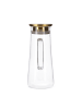 Homla Krug "Minta" in Transparent/ Gold - 1,3 l