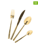Homla 24tlg. Edelstahl-Besteckset "Martello" in Gold